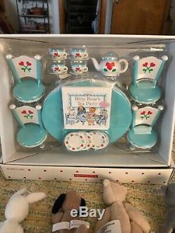 American Girl Bitty Baby Tea Set With Bitty Baby Bunch