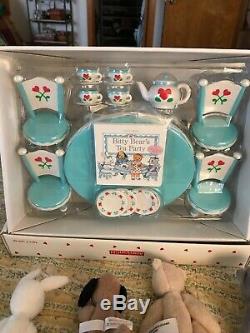 American Girl Bitty Baby Tea Set With Bitty Baby Bunch