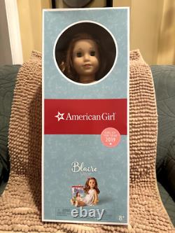 American Girl Blaire Wilson 18 inch Doll with Book MINT
