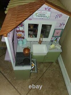American Girl Blaire's FAMILY Farm House Playset Food RESTAURANT for BLAIR Doll