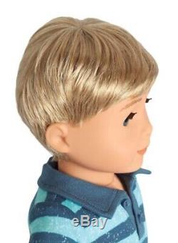 American Girl Boy Doll 74 Blonde Hair Blue Eyes Free Shipping