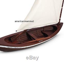 American Girl CAROLINE SKIFF for 18" Doll Wood Boat Ship Sailing Sail NEW 