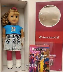 American Girl COURTNEY MOORE DOLL and BOOK historical 80's includes poster