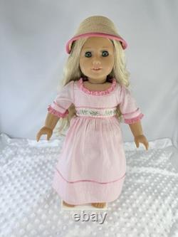 American Girl Caroline Abbot Beforever Doll withMeet Dress, Bloomers Bonnet Hat. 1