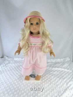American Girl Caroline Abbot Beforever Doll withMeet Dress, Bloomers Bonnet Hat. 1