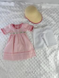 American Girl Caroline Abbot Beforever Doll withMeet Dress, Bloomers Bonnet Hat. 1
