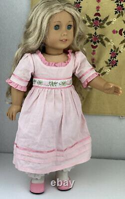 American Girl Caroline Abbott Doll and Embroidered Bedspread