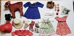 American Girl Caroline Calf Spencer Accessories Coat Dress Work Travel Basket