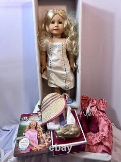 American Girl Caroline Doll in Box with Book And Accessories Outfit AC