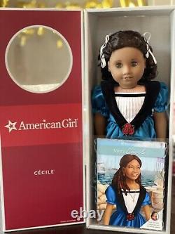 American Girl Cecile 18 Doll Retired withBook, Original Box