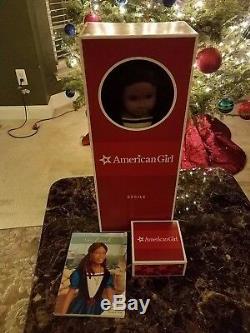 American Girl Cecile 18 doll Retired With Book, Box & Xtra Outfit Pre-owned