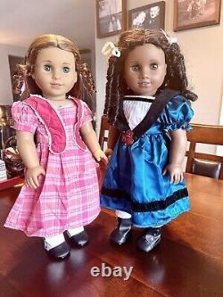 American Girl Cecile & Marie Grace Dolls Plus Parlor Outfit