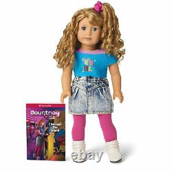 American Girl Courtney Moore Doll & Book 18 inch Doll NEW NIB