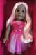 American Girl Create Your Own 18 AA Doll w Dark Skin, Pink Hair, Brown Eyes