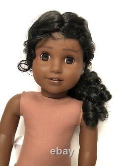 American Girl Custom Doll ooak Truly Me 80 Dark Skin Black Curly Hair Brown Eyes