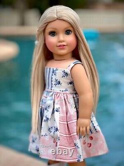 American Girl Custom OOAK Blue Green Eyes, Blonde Blend Hair, Arica