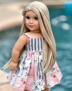 American Girl Custom OOAK Blue Green Eyes, Blonde Blend Hair, Arica