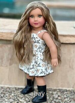 American Girl Custom OOAK Custom Doll, Light Hazel Eyes, Joss Mold Marjorie