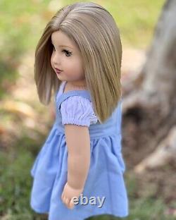 American Girl Custom OOAK Green Eyes Jess Mold Dark Blonde Bob Olivia