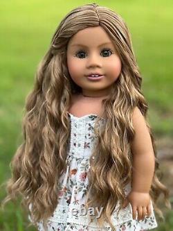 American Girl Custom OOAK Green Eyes, Light Brown Blend Hair, Charlie