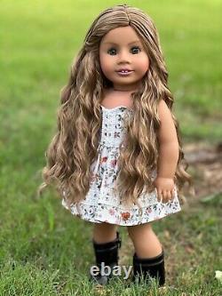 American Girl Custom OOAK Green Eyes, Light Brown Blend Hair, Charlie