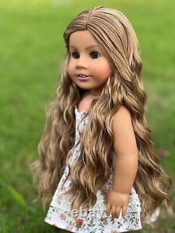 American Girl Custom OOAK Green Eyes, Light Brown Blend Hair, Charlie