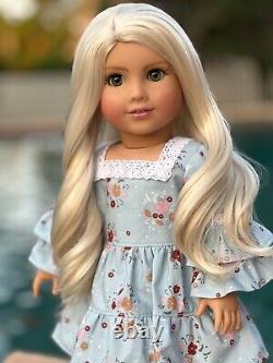 American Girl Custom OOAK Joss Mold, Green Eyes, Blonde Hair, Gretta