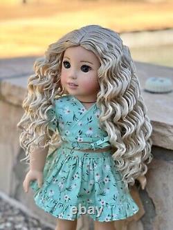 American Girl Custom OOAK Lightest Nanea Mold, Curly Blonde, Gray Eyes, James