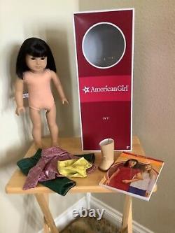 American Girl Doll 18' Ivy Meet Outfit with Box Book EUC