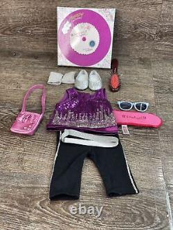 American Girl Doll 18 with Backpack Carry Cases & Accessories /2014/Read