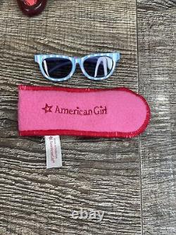 American Girl Doll 18 with Backpack Carry Cases & Accessories /2014/Read