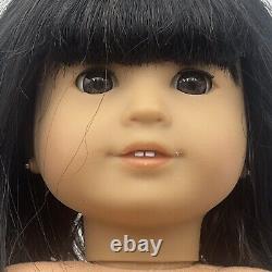 American Girl Doll 2008 Retired Ivy Ling Asian Short Hair Bangs with Earrings EUC