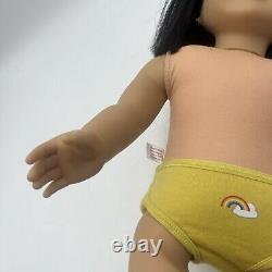 American Girl Doll 2008 Retired Ivy Ling Asian Short Hair Bangs with Earrings EUC