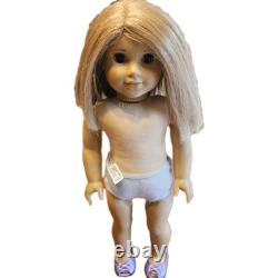 American Girl Doll 2011 Honey Blonde Hair Brown Eyes Tan Skin Case Accessories