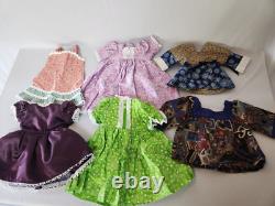 American Girl Doll 2 EachBrown Hair/huge Lot Of Clothes/1st Communion Dress HUGE