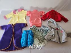 American Girl Doll 2 EachBrown Hair/huge Lot Of Clothes/1st Communion Dress HUGE