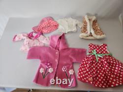American Girl Doll 2 EachBrown Hair/huge Lot Of Clothes/1st Communion Dress HUGE