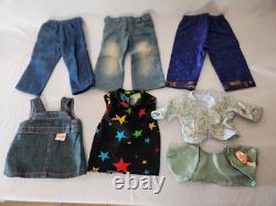 American Girl Doll 2 EachBrown Hair/huge Lot Of Clothes/1st Communion Dress HUGE
