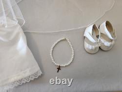 American Girl Doll 2 EachBrown Hair/huge Lot Of Clothes/1st Communion Dress HUGE