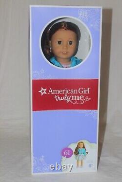 American Girl Doll #61 RETIRED Red Hair, Green eyes NEW EARRINGS 61 Truly Me