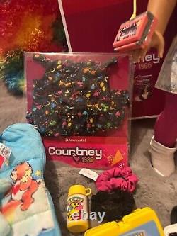 American Girl Doll 80's COURTNEY MOORE ULTIMATE COLLECTION Care Bears & Pac Man