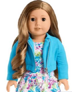 American Girl Doll 81 Brown Eyes, Wavy Caramel Hair Pierced Ears NEW in box