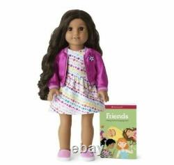 American Girl Doll 82 Truly Me & BOOK Medium skin, curly hair Brown Eyes NEW