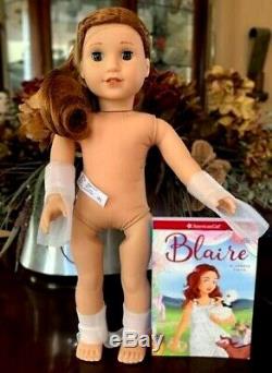 American Girl Doll Blaire Wilson Girl of The Year 2019 NUDE & Book NO MEET NEW