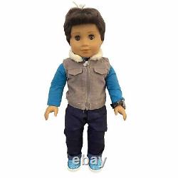American Girl Doll Boy 18 With Outfits Shoes