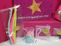 American Girl Doll CYO Create Your Own w Gift BOX NIB + Accesories Blue Eyes