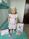 American Girl Doll Caroline Abbot/love sack Fancy Collection Outfit/ 2p Of Shoes