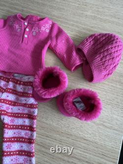 American Girl Doll Caroline Abbott in Meet Outfit Retired blue eyes withextra