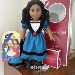 American Girl Doll Cecile Accessories, Book & Original Box. Retired