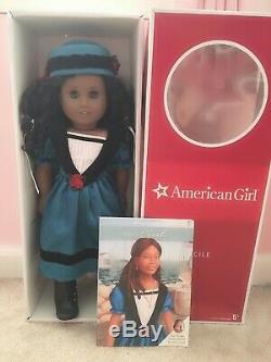 American Girl Doll Cecile Rey USED, In Box, With Book, Clothes, & Accessories